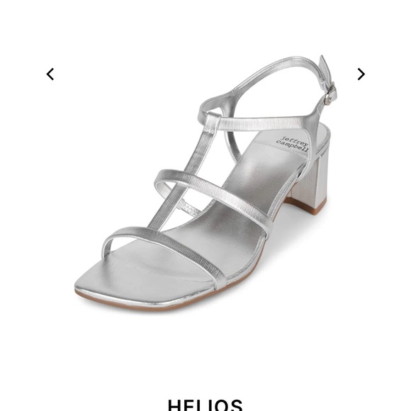 Jeffrey Campbell Silver Heels - Picture 1 of 6